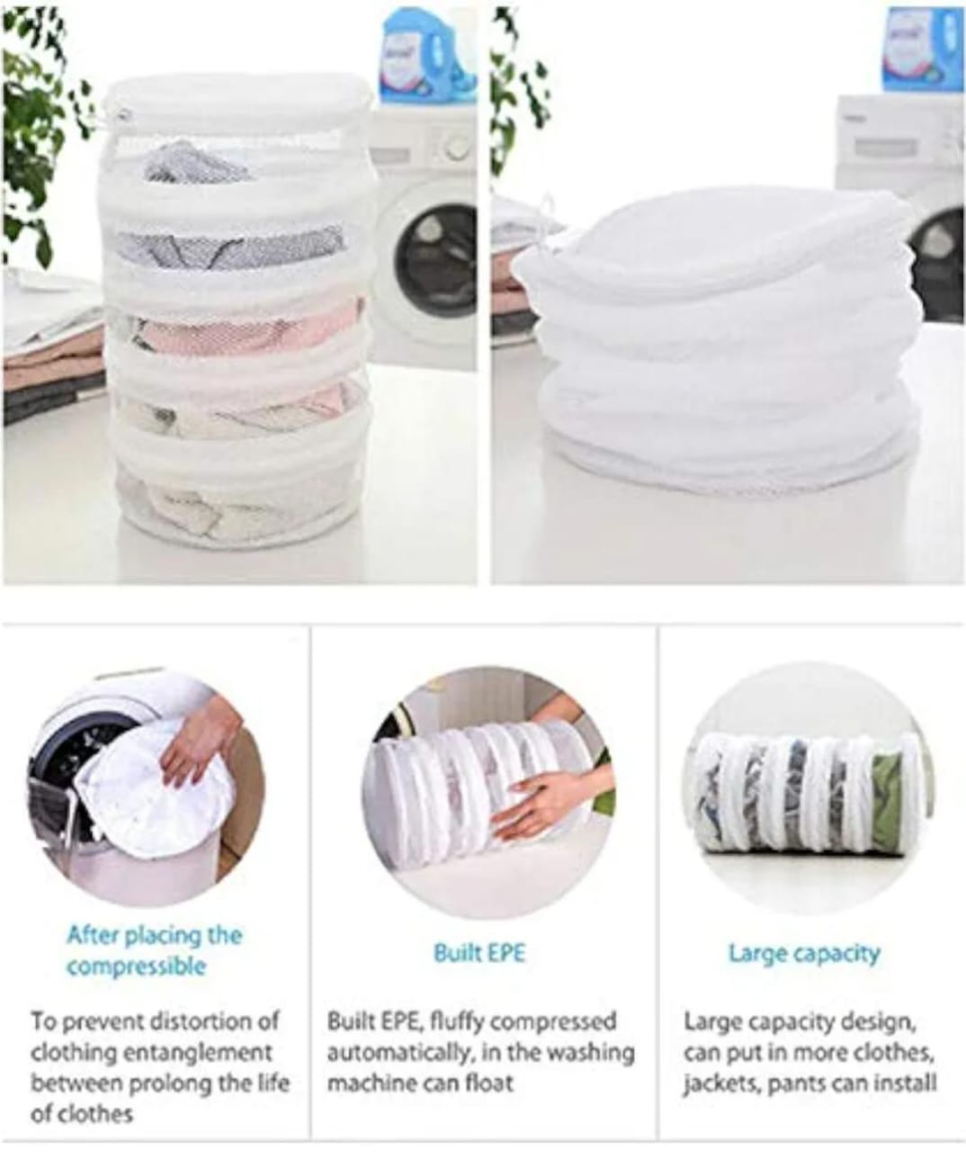 Washing Machine Mesh-like Washing Bag for Shoes