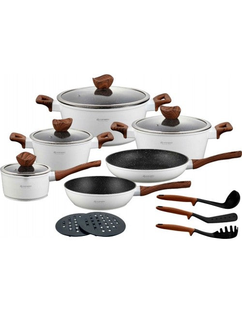 15pc Edenberg Cookware Set