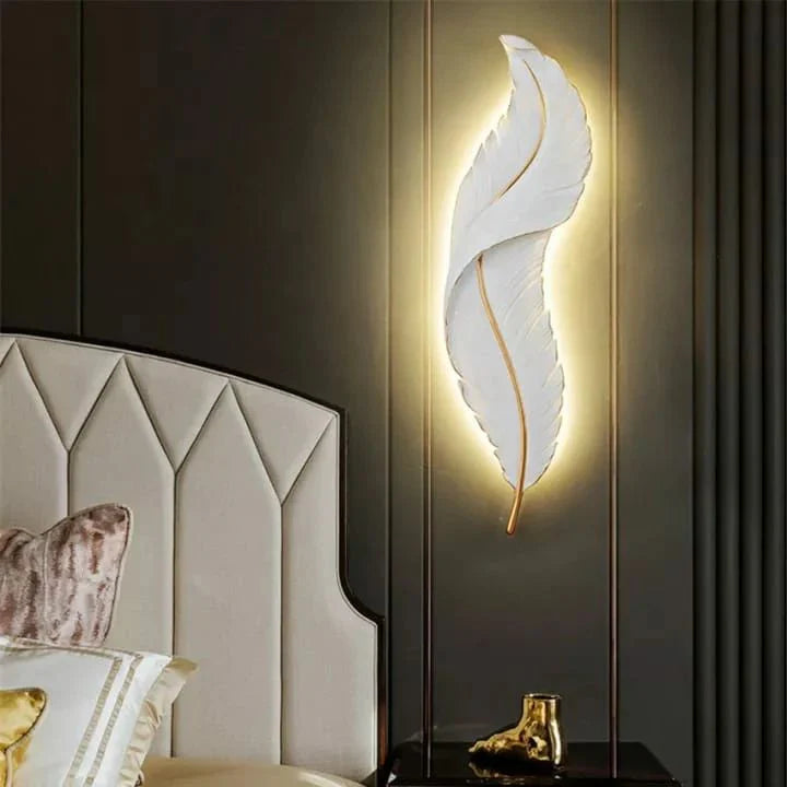 Minimalist Nordic creative feather light