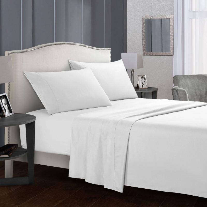 7*7ft White plain cotton bedsheets