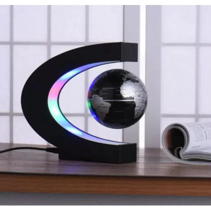 LED Globe rotating magnetic levitation floating