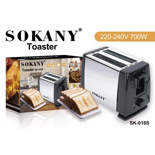 Sokany Automatic Electric 2 Slice Pop Up Bread Toaster.